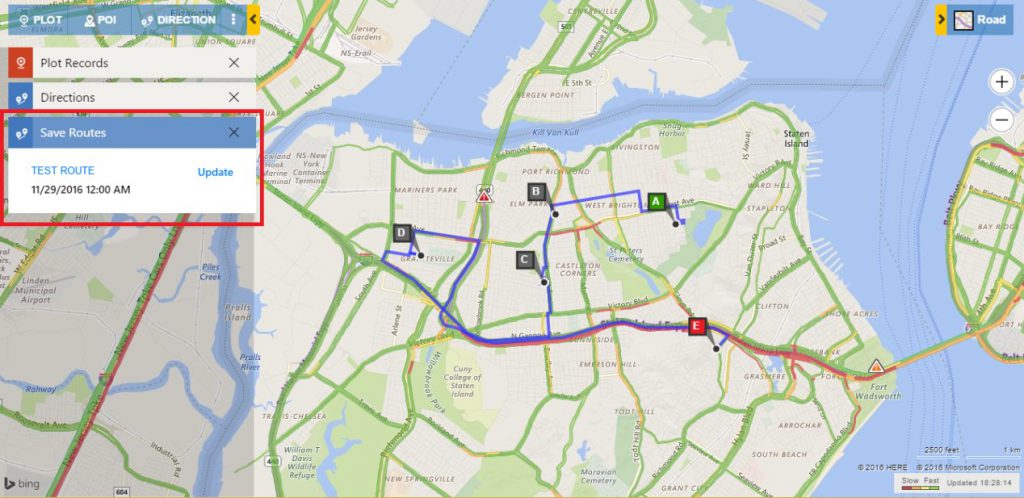 Route Mapping Dynamics CRM