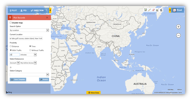 Maps Dynamics CRM - Time Based Search