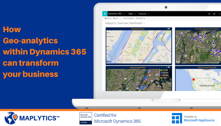 Geo-analytics within Dynamics 365