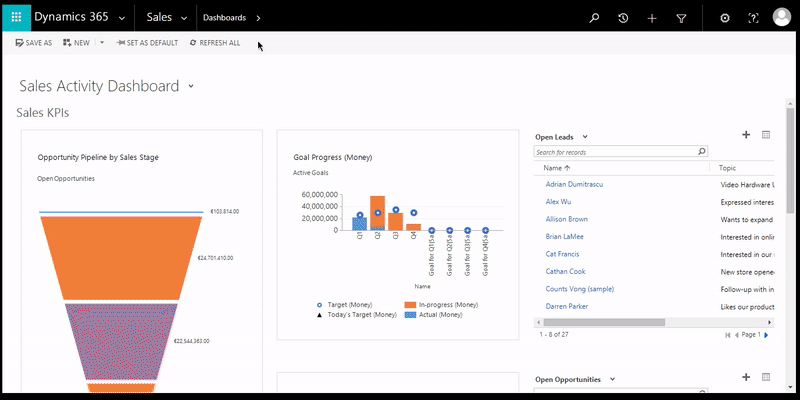 Summary Card Configuration - Get aggregate information for any enclosed area on the map within Dynamics CRM