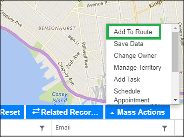 Dynamics CRM Data on map