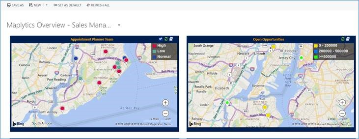 Maplytics Dashboards