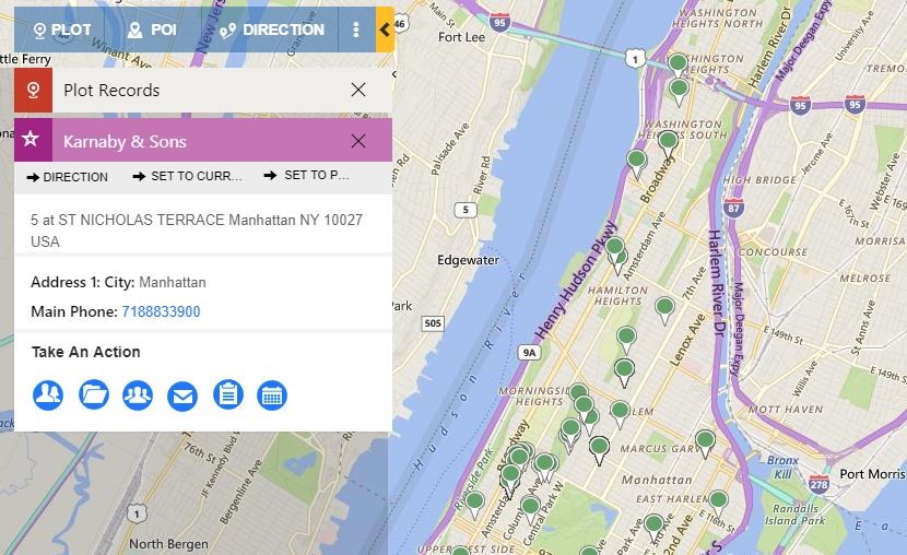 Dynamics CRM Maps