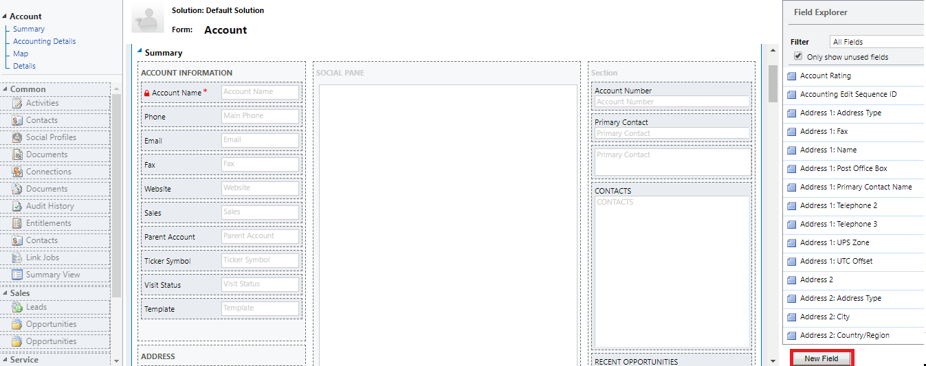 Access Saved Map Templates on Entity Form in Dynamics 365