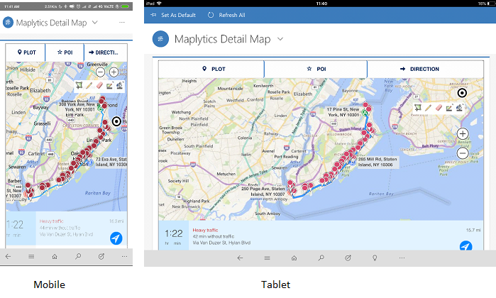 Route finder Dynamics CRM