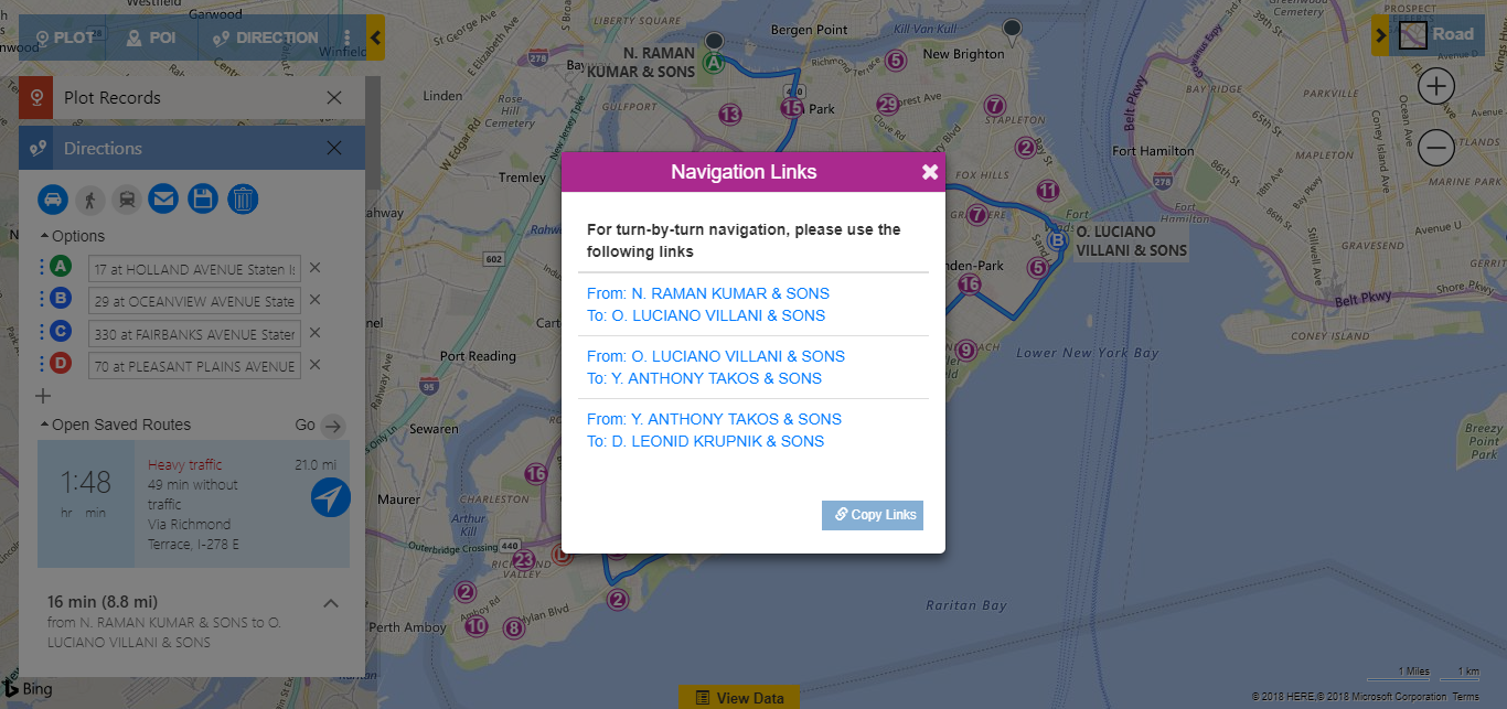 Dynamics CRM Bing Maps