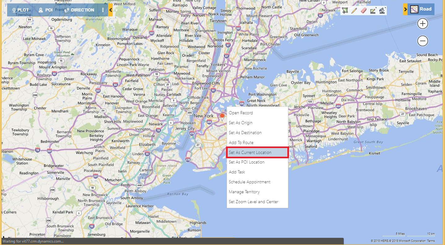 Route Planning Solution Dynamics CRM