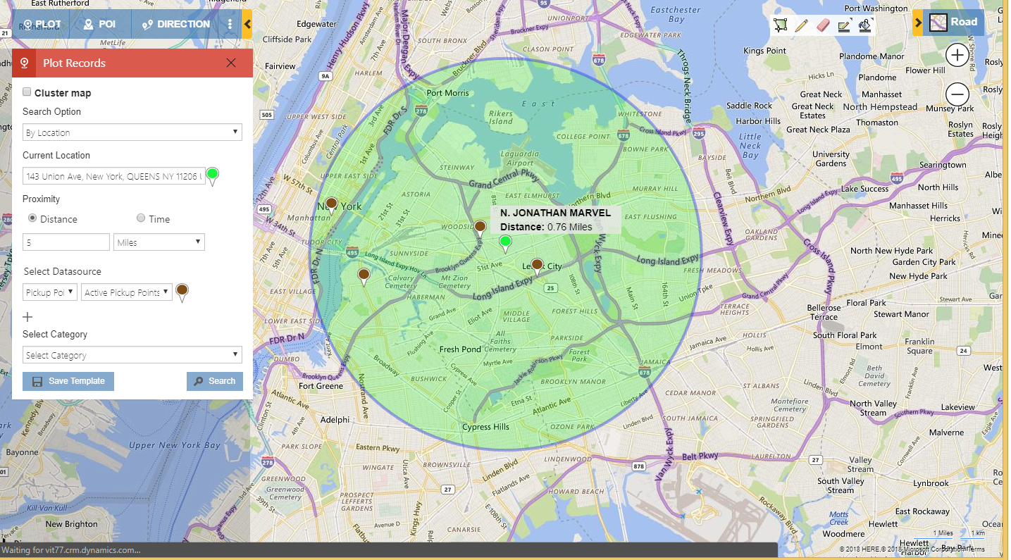 Dynamics CRM Route Map