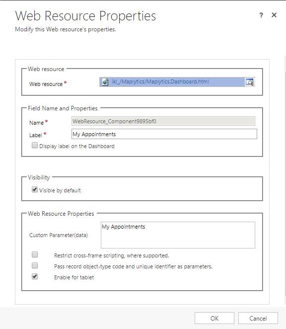 Map Integration Microsoft Dynamics CRM