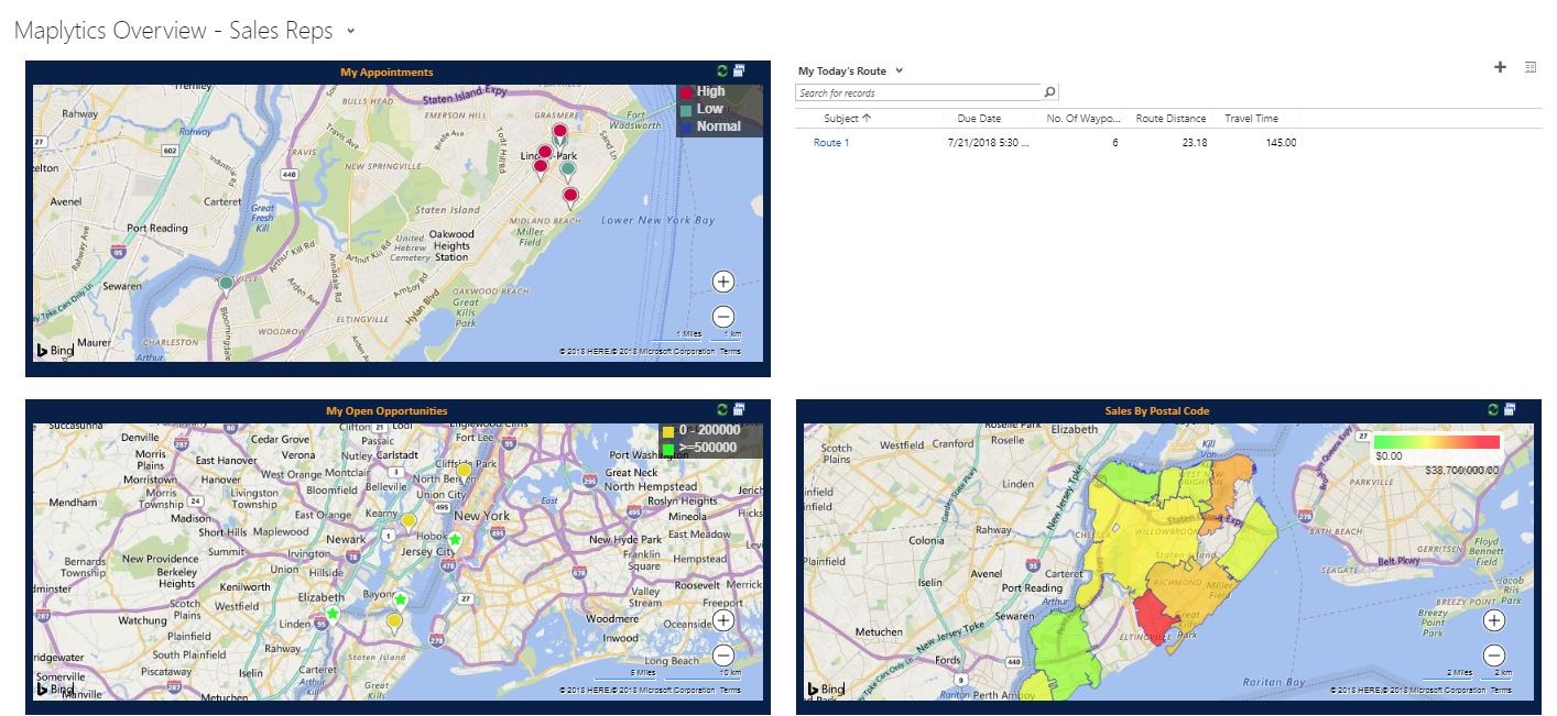 Map Integration Dynamics CRM