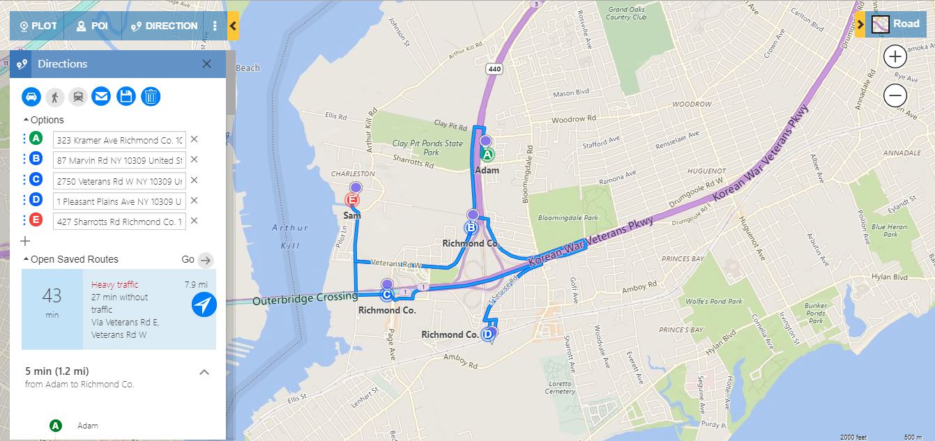 Dynamics CRM Route Map