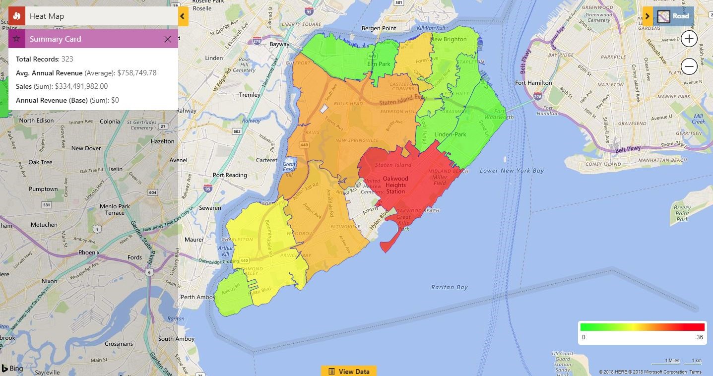 Heat maps in Dynamics 365 CRM