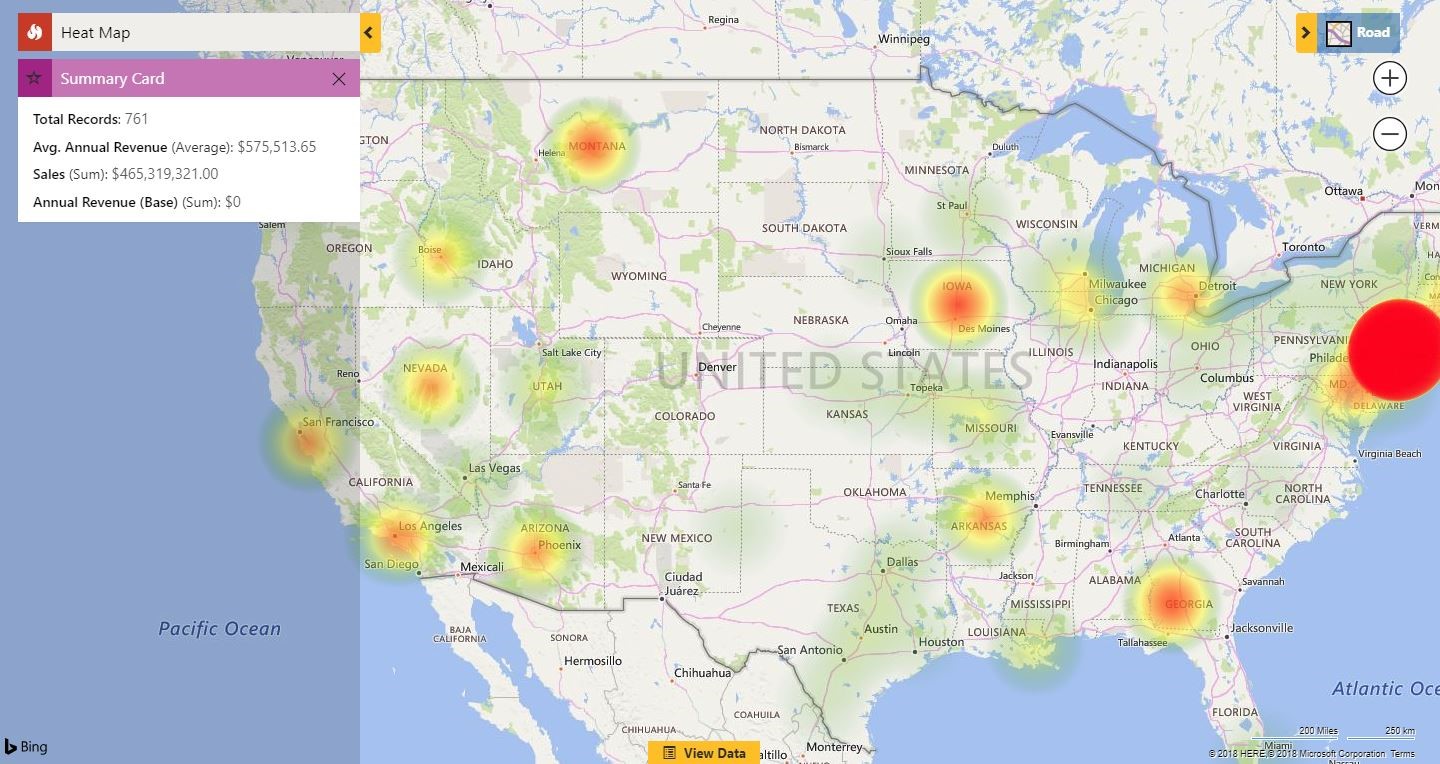 Heat maps in Dynamics 365 CRM