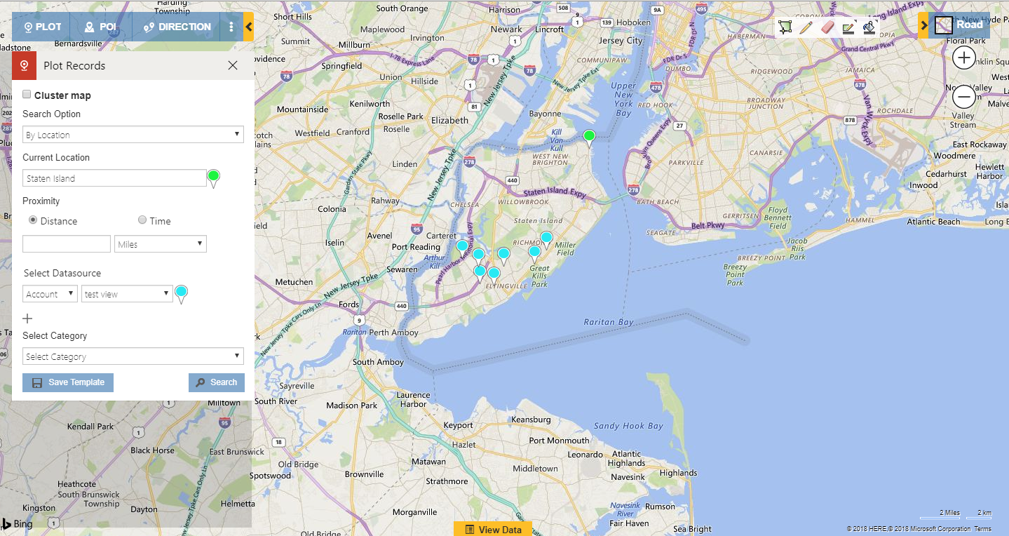 Dynamics CRM Mapping Sales Territories