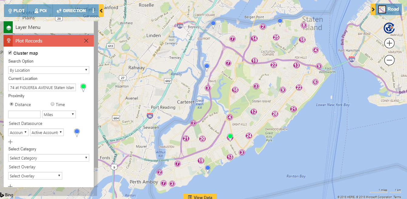 Map Clustering enhancements for better visualization of your Dynamics 365 CRM Data