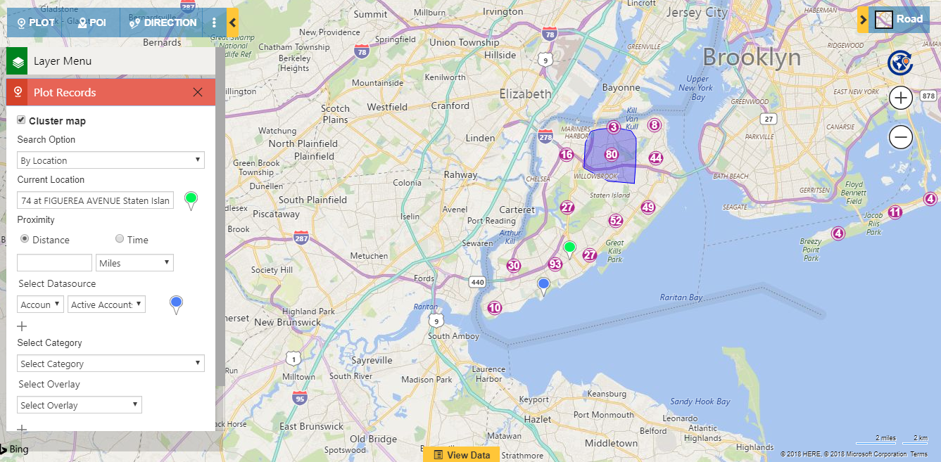 Map Clustering enhancements for better visualization of your Dynamics 365 CRM Data