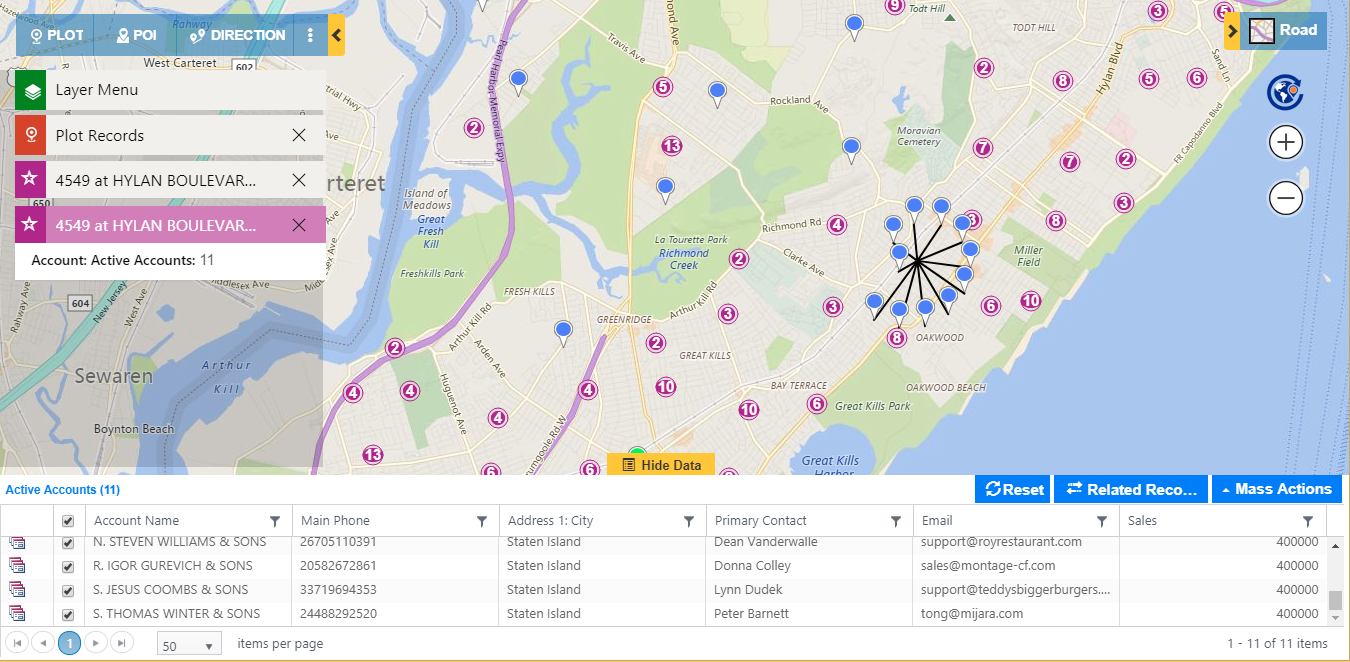 Map Clustering enhancements for better visualization of your Dynamics 365 CRM Data