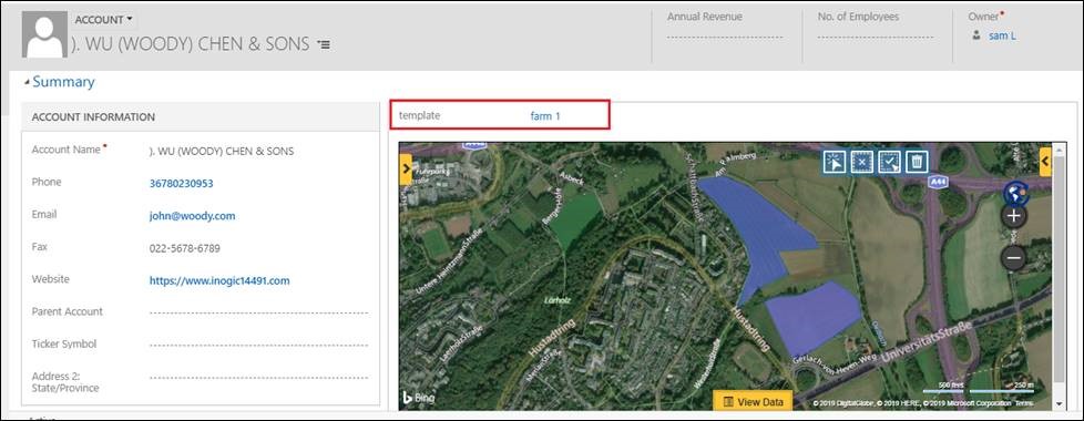 map and plan routes within Dynamics 365 CRM