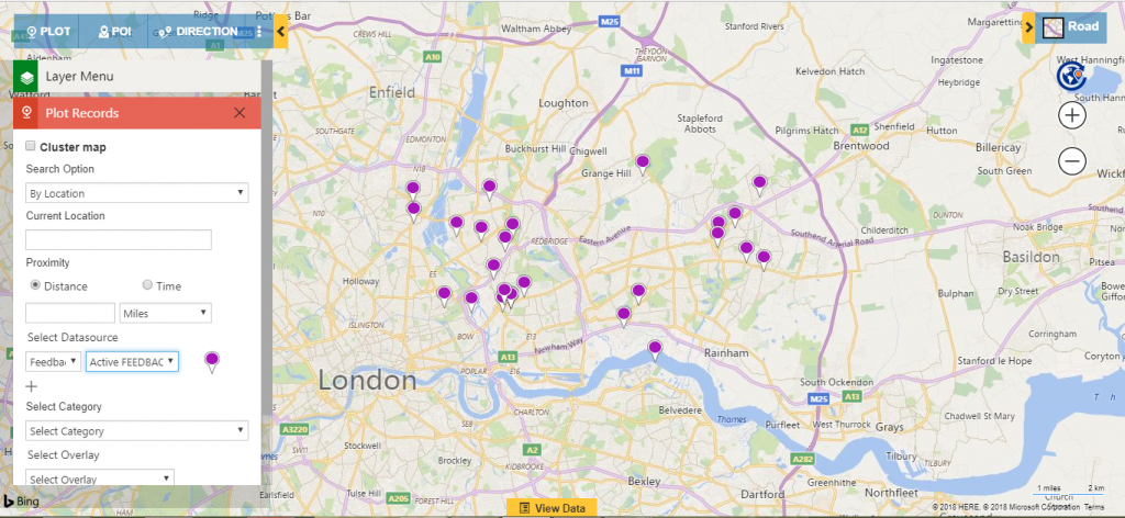 Visualize Multiple Linked Entity data on Maps within Dynamics 365 CRM