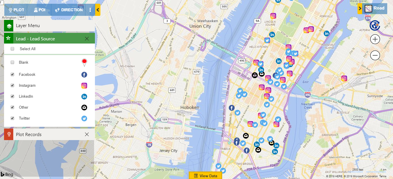 Analyze your Dynamics 365 CRM Data on Maps