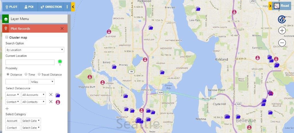 Geo mapping visualisation