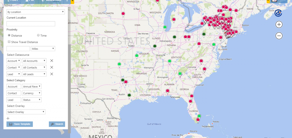 Geo mapping visualisation