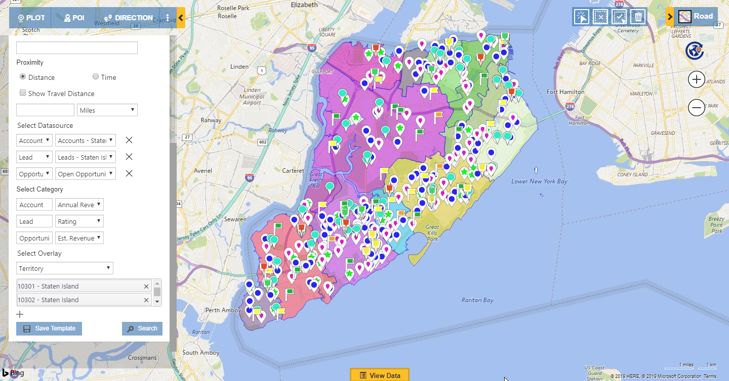 Plot Multiple Categorized Dynamics CRM data