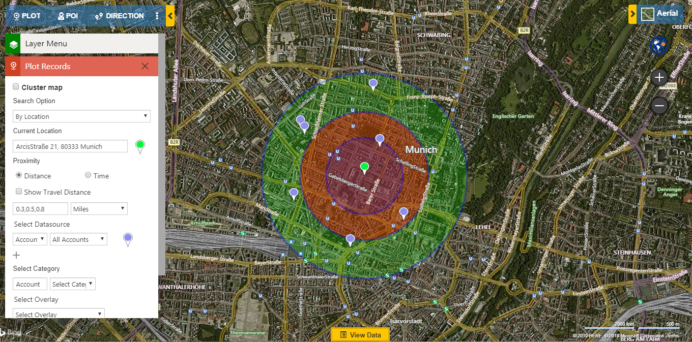 Quickly respond to emergencies by locating affected area on map from within Dynamics 365 CRM