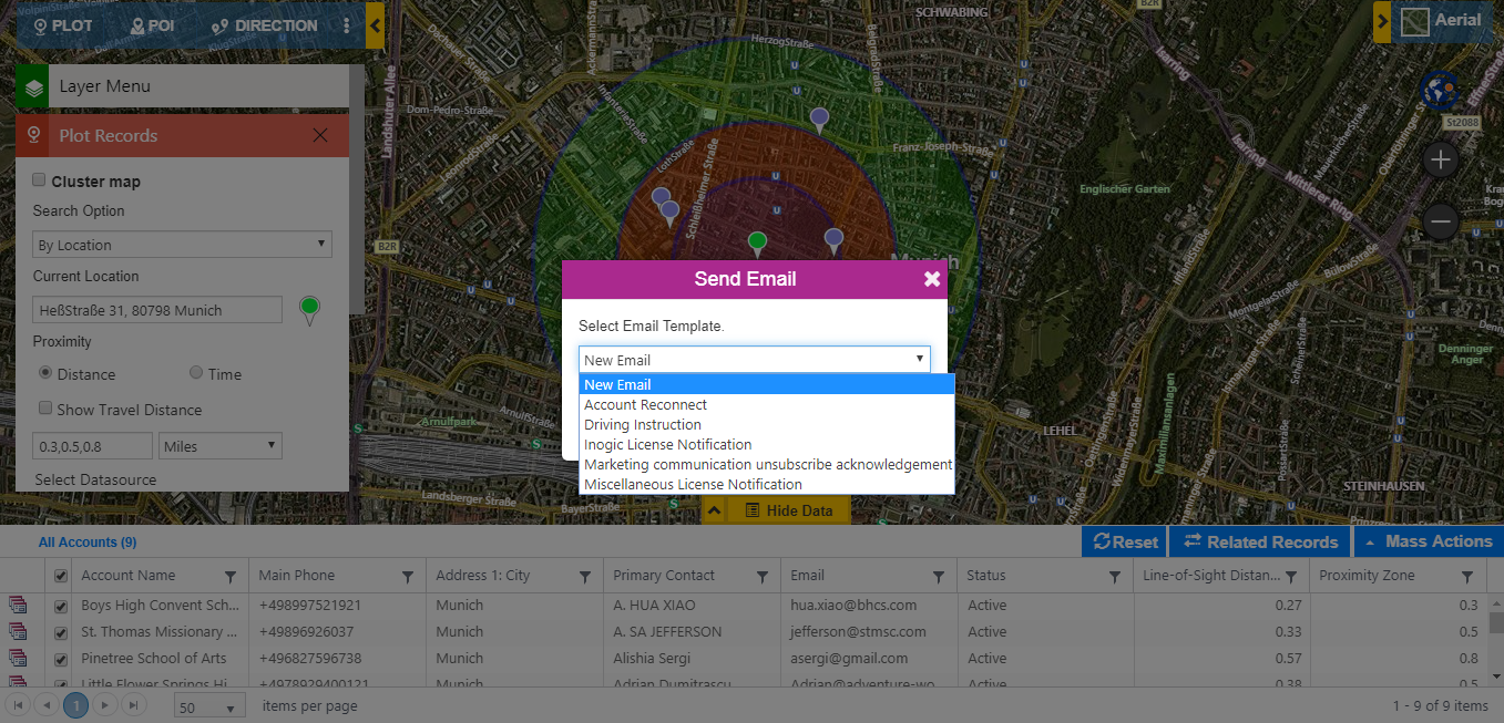 Quickly respond to emergencies by locating affected area on map from within Dynamics 365 CRM