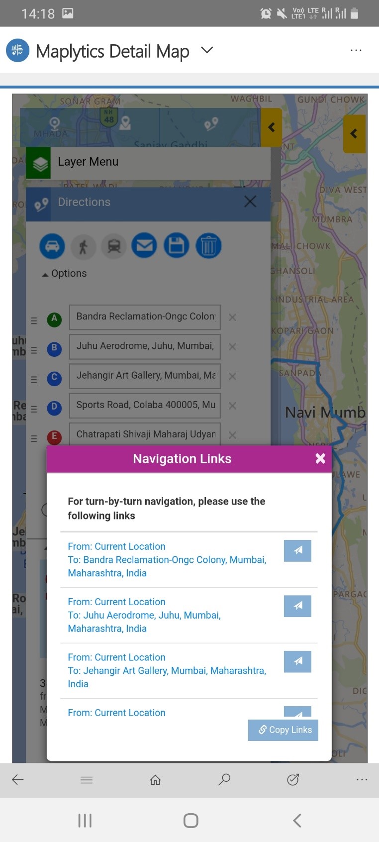 Waze app within Dynamics 365 CRM