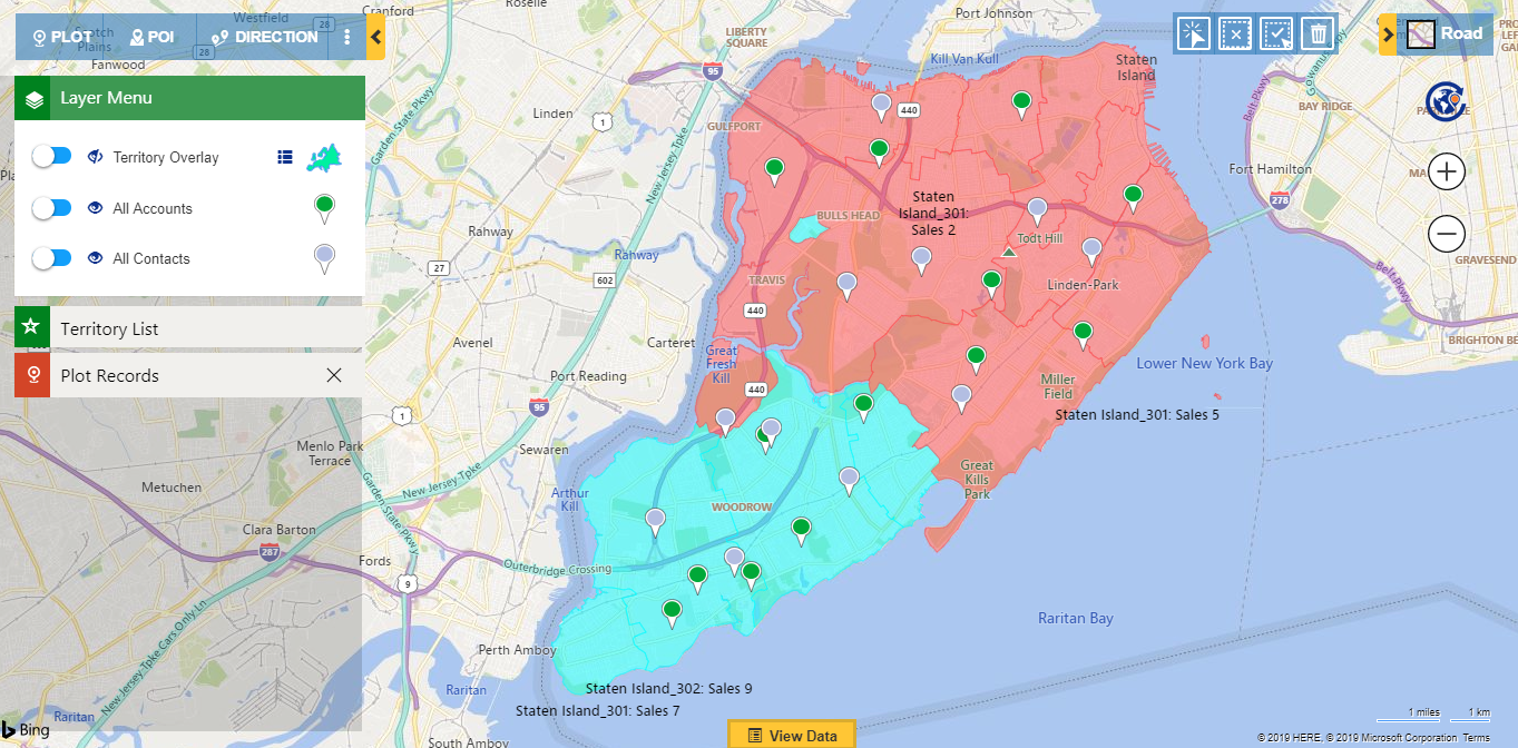 Map for quick visualization of your Dynamics 365 CRM data