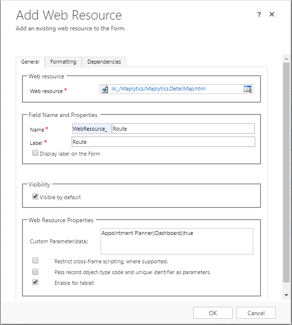 Plot Automatic Route on Map within Dynamics 365 CRM