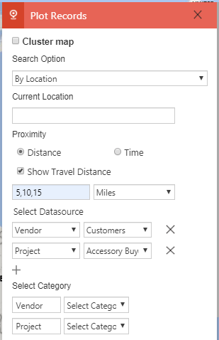 Quickly find list of suitable suppliers around your project area on Maps within Dynamics 365 CRM