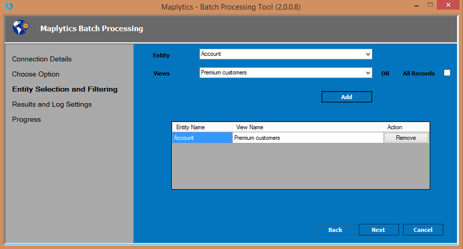 Territory assignment to multiple Dynamics 365 CRM records