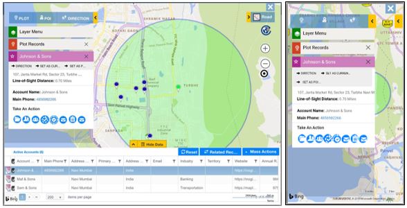 Search for data near your current GPS location within Dynamics 365 CRM