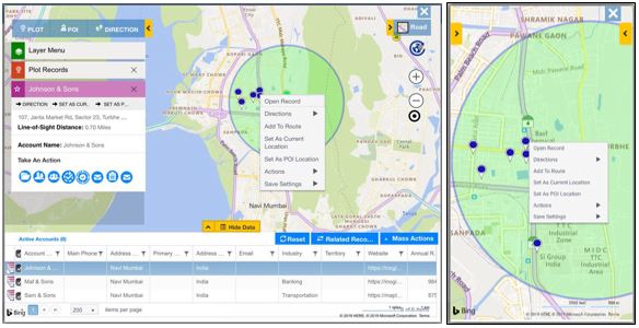 Search for data near your current GPS location within Dynamics 365 CRM