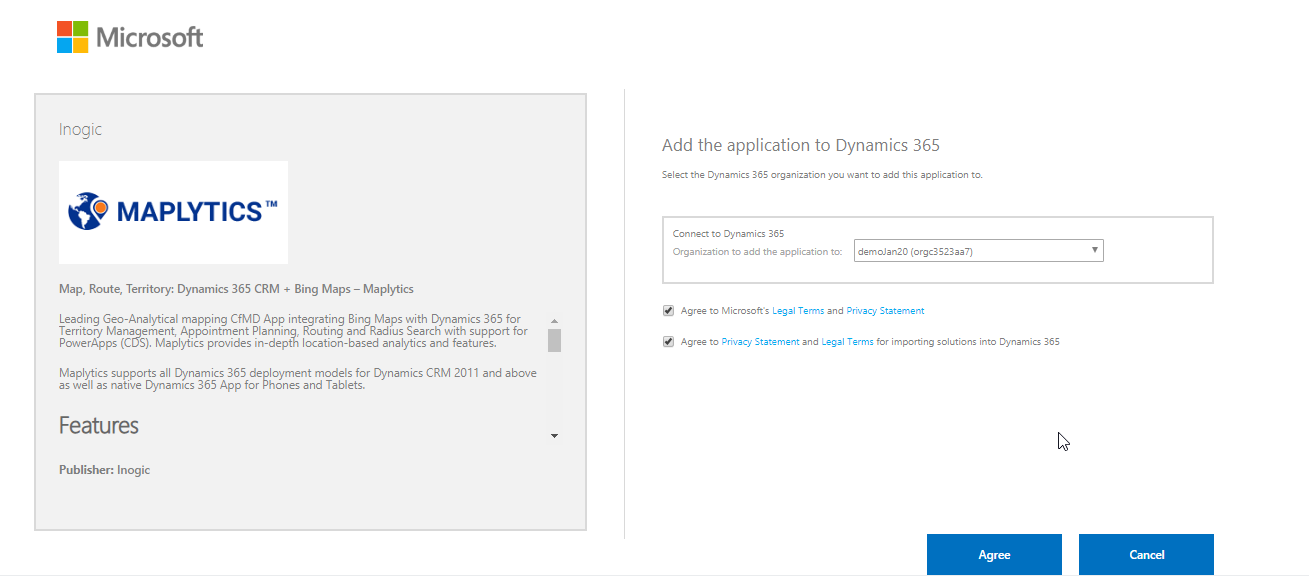 Maplytics from AppSource