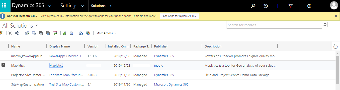 Track site visits on a map within Dynamics 365 CRM or PowerApps in Portrait mode