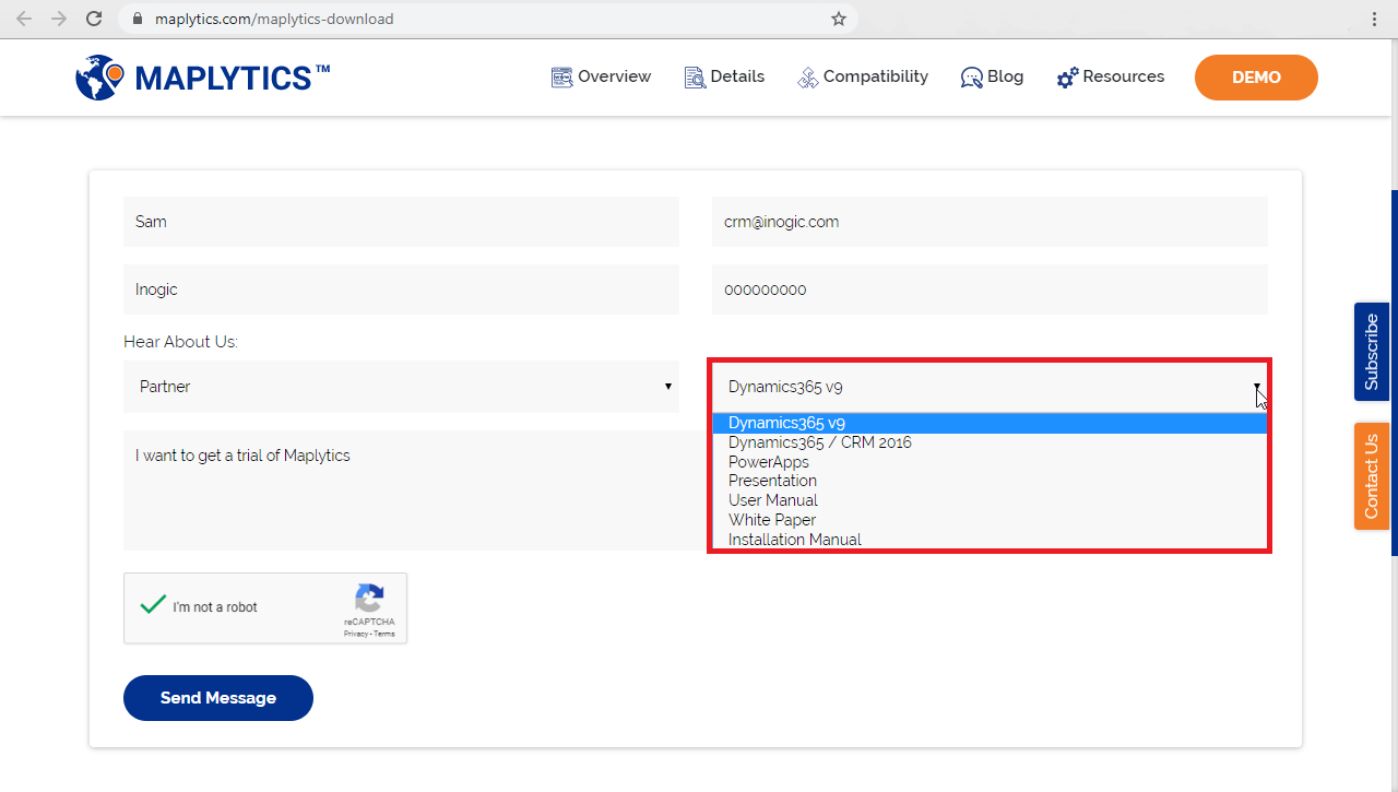 Prerequisites for getting started with Maplytics within Dynamics 365