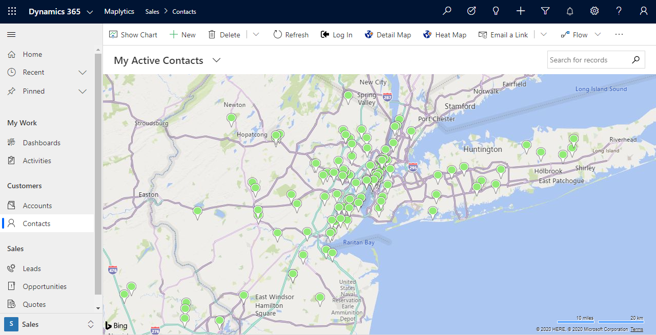 How to add Map View Control for Dataset within Dynamics 365 CRM