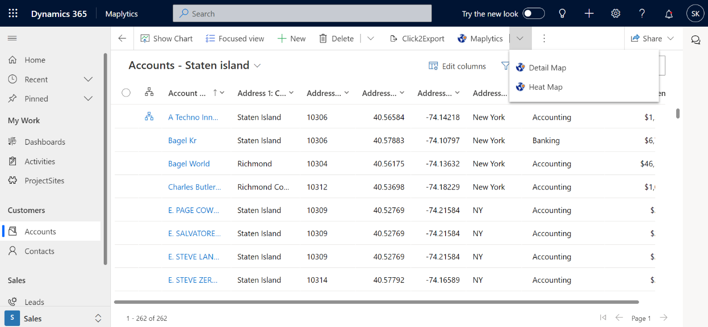 Geocoding workflow