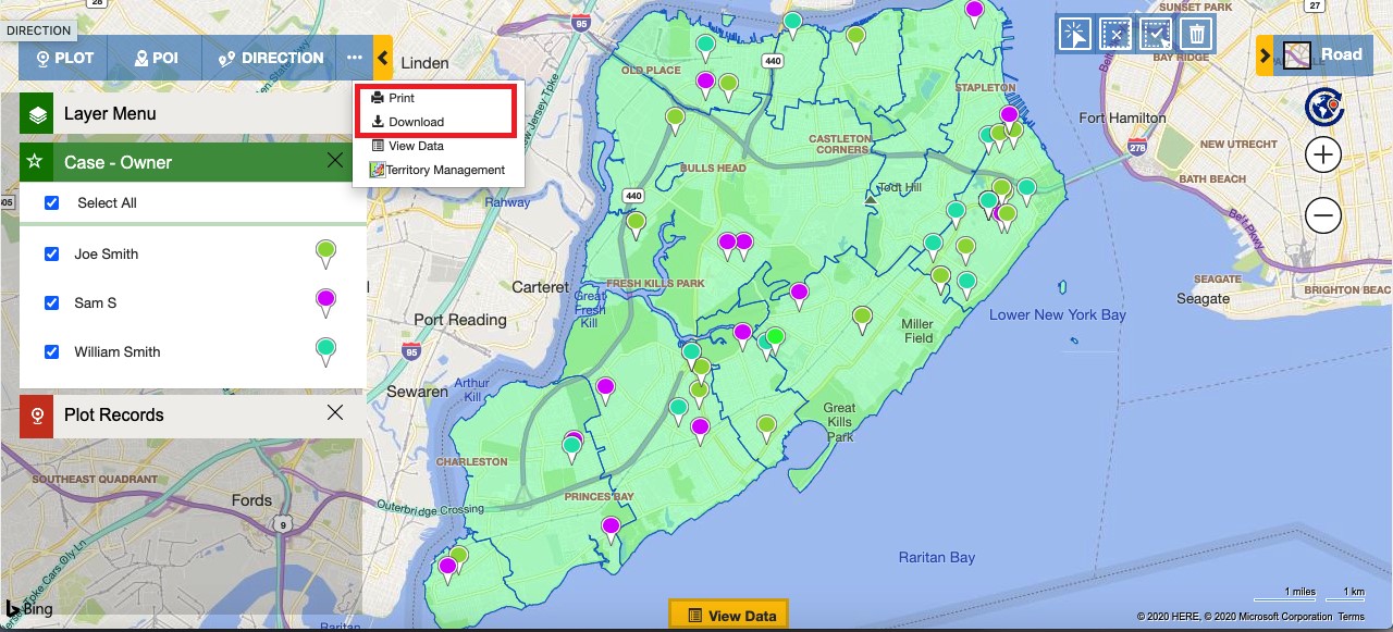 geographical insights of your Dynamics 365 CRM data