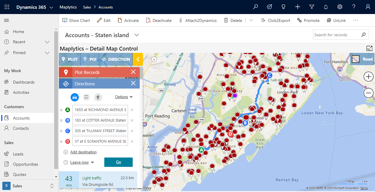 Maplytics features with Detail Map Control