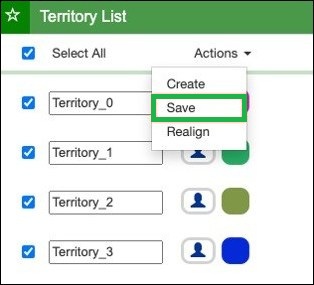 Auto-Create and Draft territory features