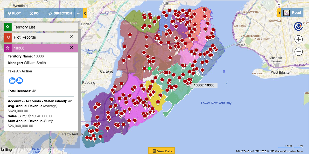 Analyze your locational data ‘By Territory’