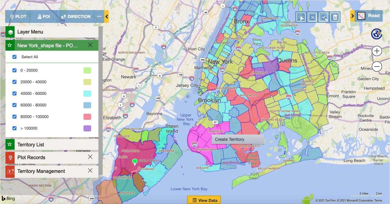 Territory Management By Overlay