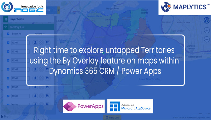 Territory Management By Overlay Feature in map dynamics CRM