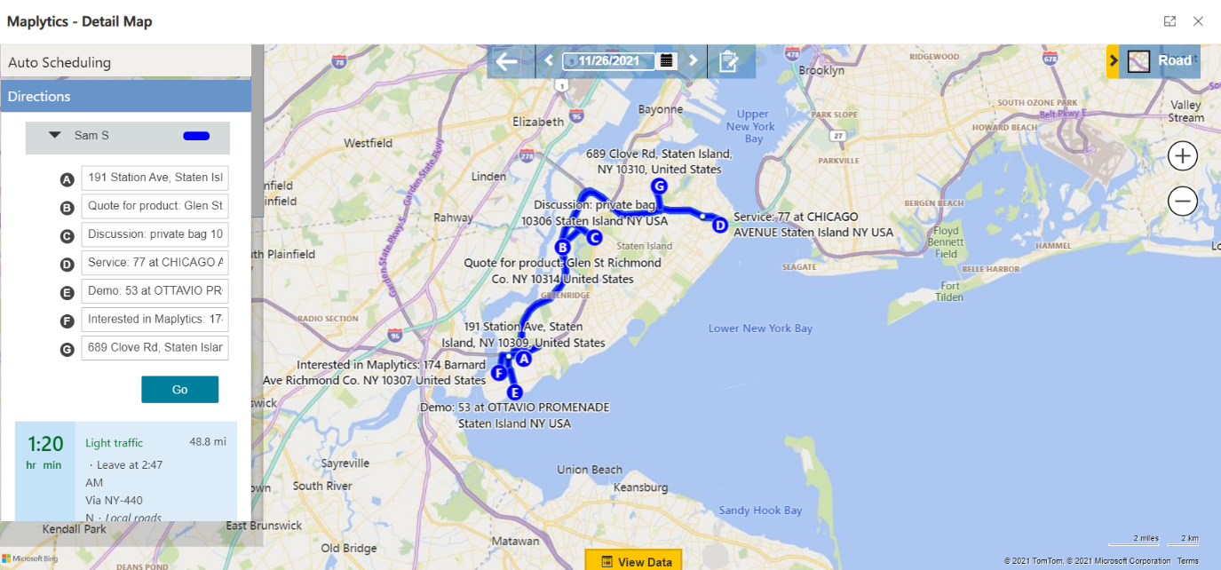 Field Reps can now Schedule Meetings on the go with Maplytics within Dynamics 365 CRM