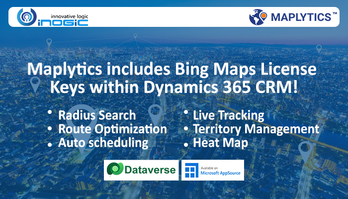 Bing Maps Dynamics 365 CRM