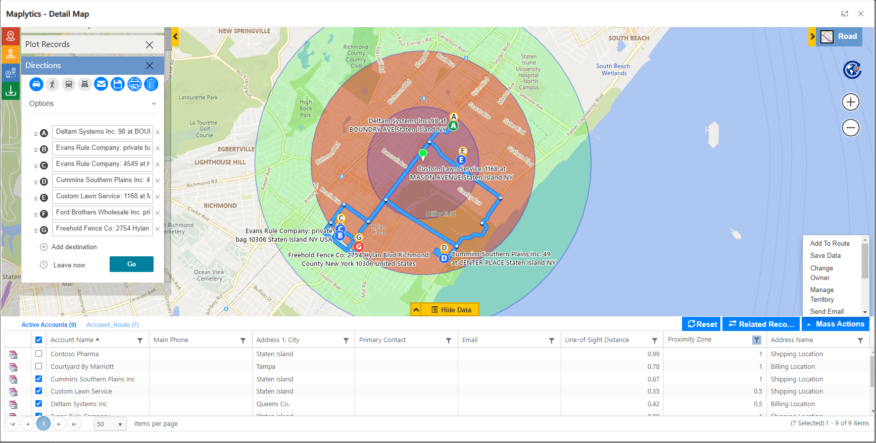 Multi Address Plotting feature